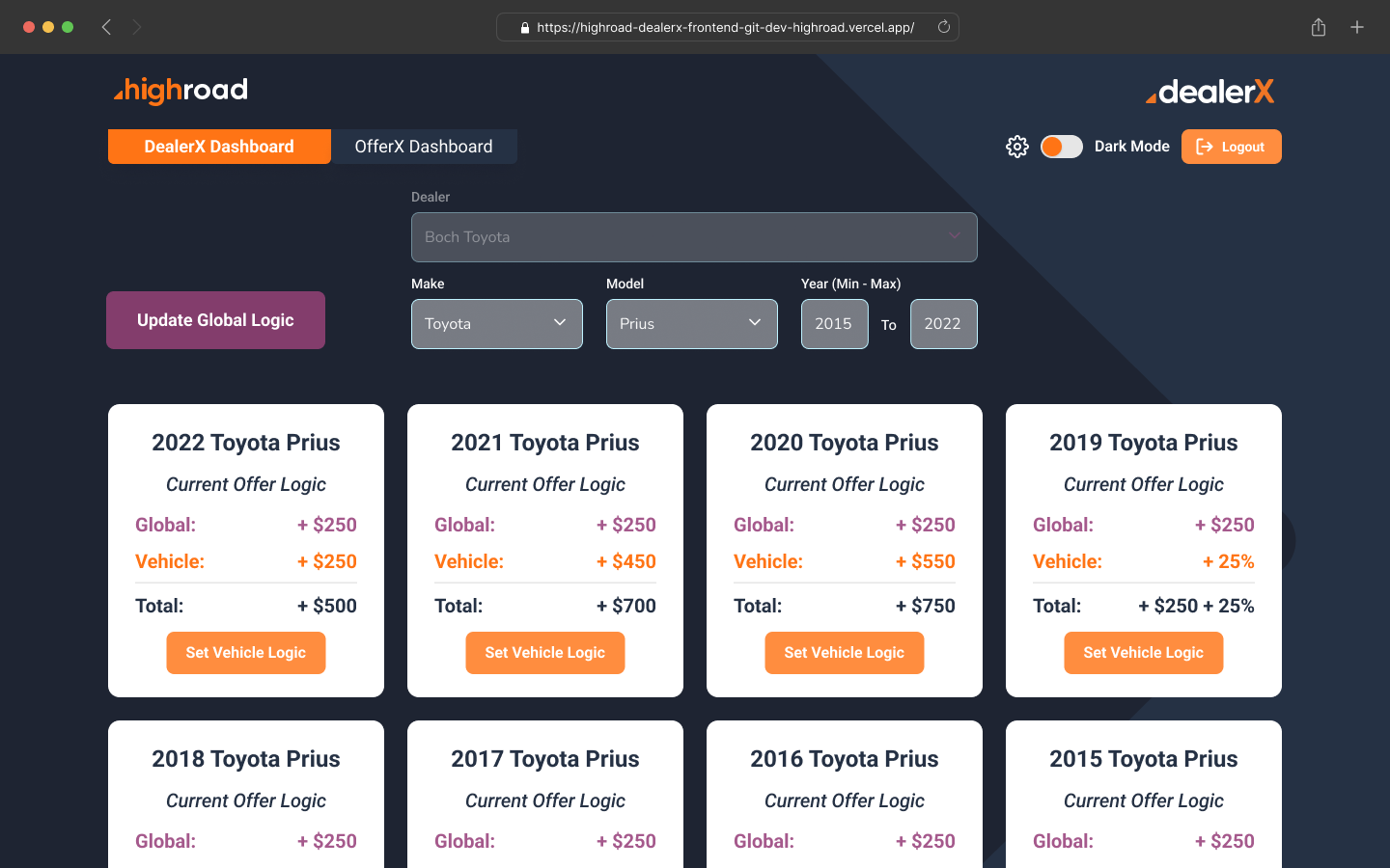 dashboard